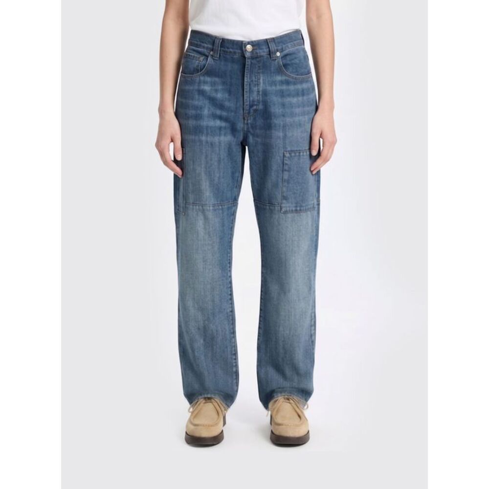 Wales Bonner Jeans Woman Blue
